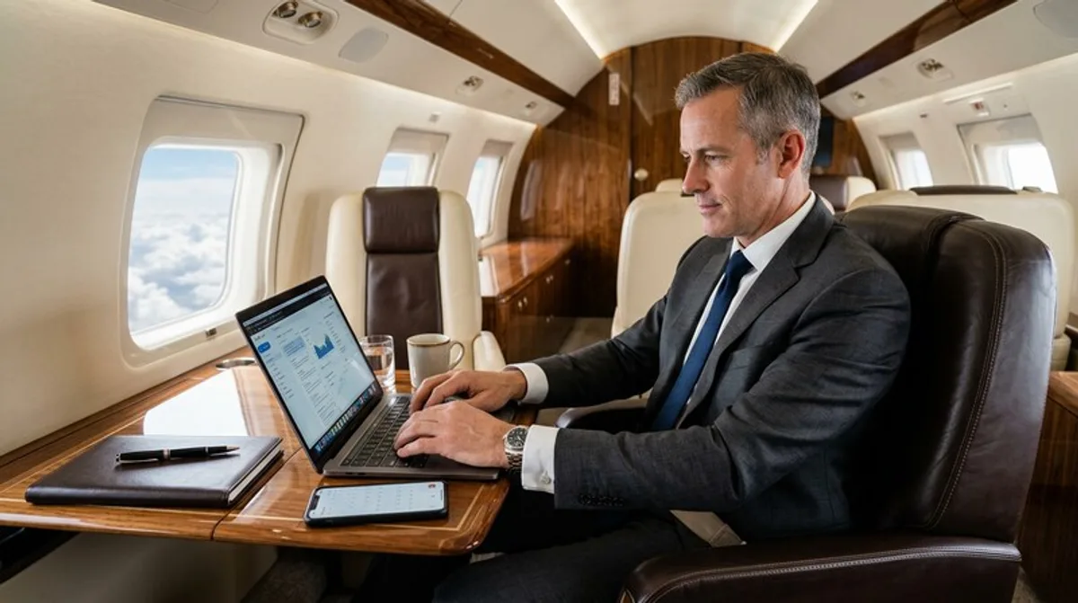 Light Jet cabin interior