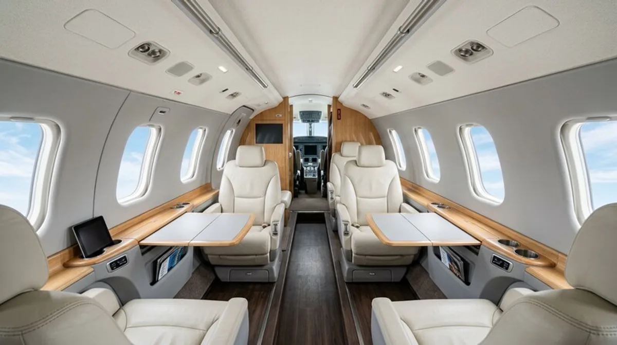 Very Light Jet (VLJ) cabin interior